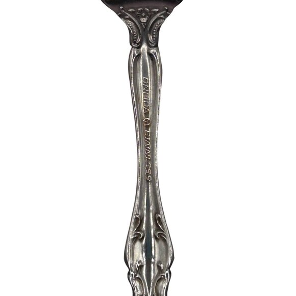 Oneida Michelangelo Stainless Steel Heirloom Glossy Floral Pattern Dinner Fork S - Picture 5 of 5